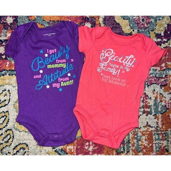 Baby Girls Onesie Bundle (SET OF 2) - Picture 1 of 3